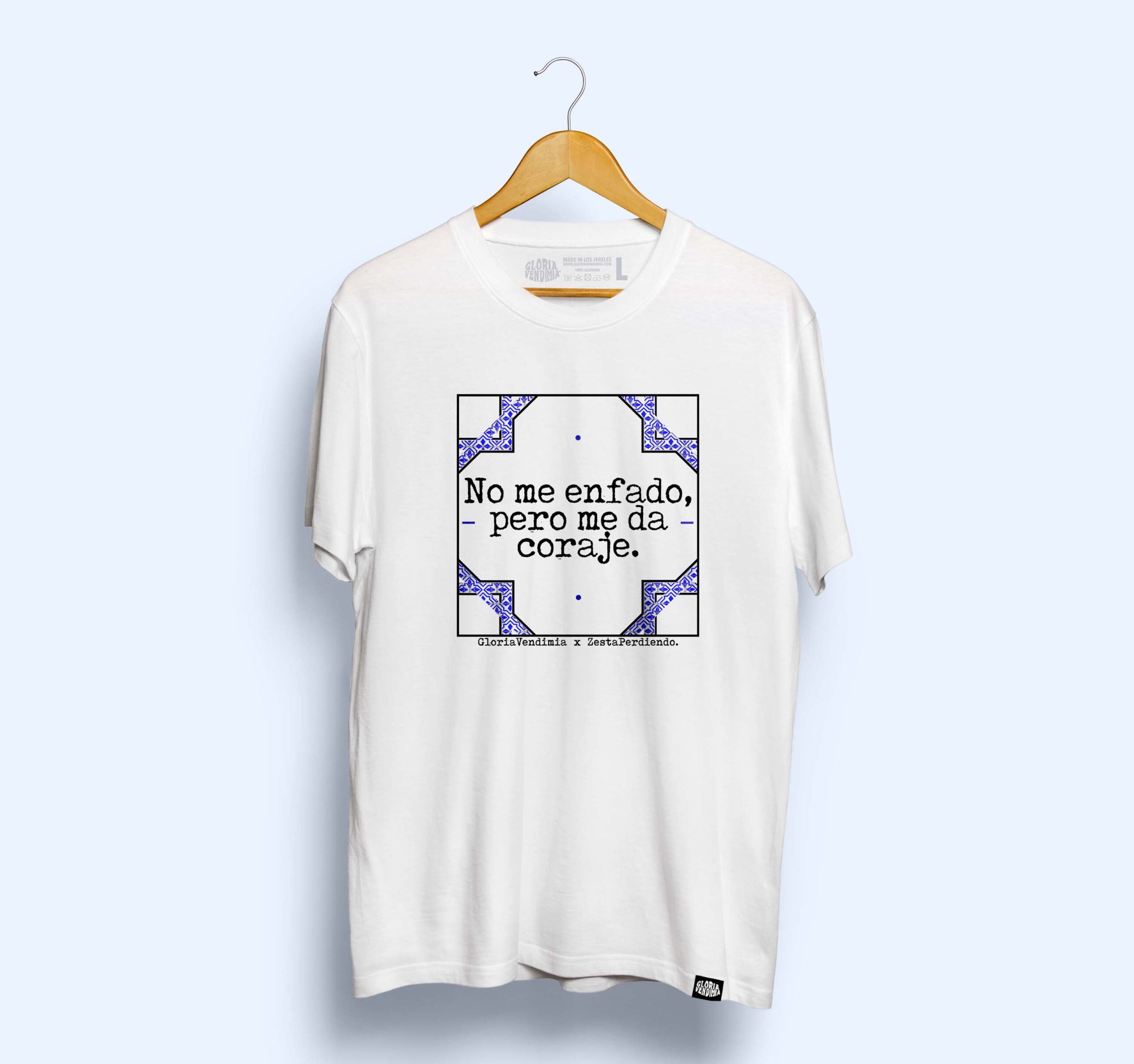 No me enfado_ZESTAP_WEB Camiseta 'No me enfado, pero...' x Zestaperdiendo - Imagen 1