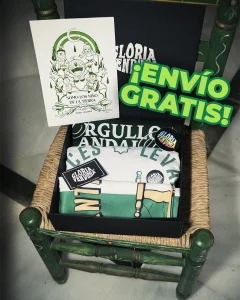 Caja PACK ANDALUSÍ 2 camisetas + bandera