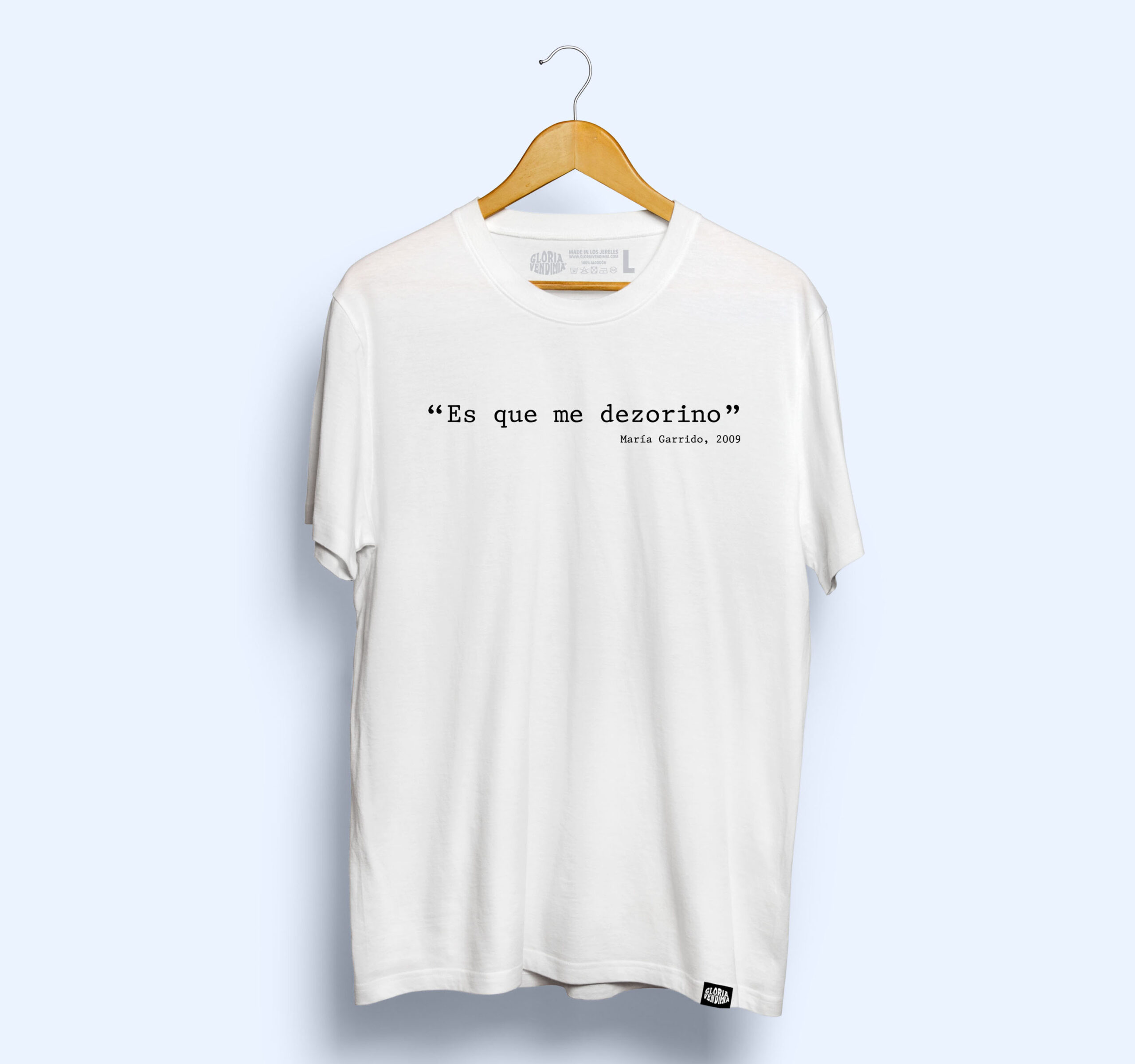 Dezorino_BLANCA_WEB Camiseta 'Es que me dezorino' - Imagen 1