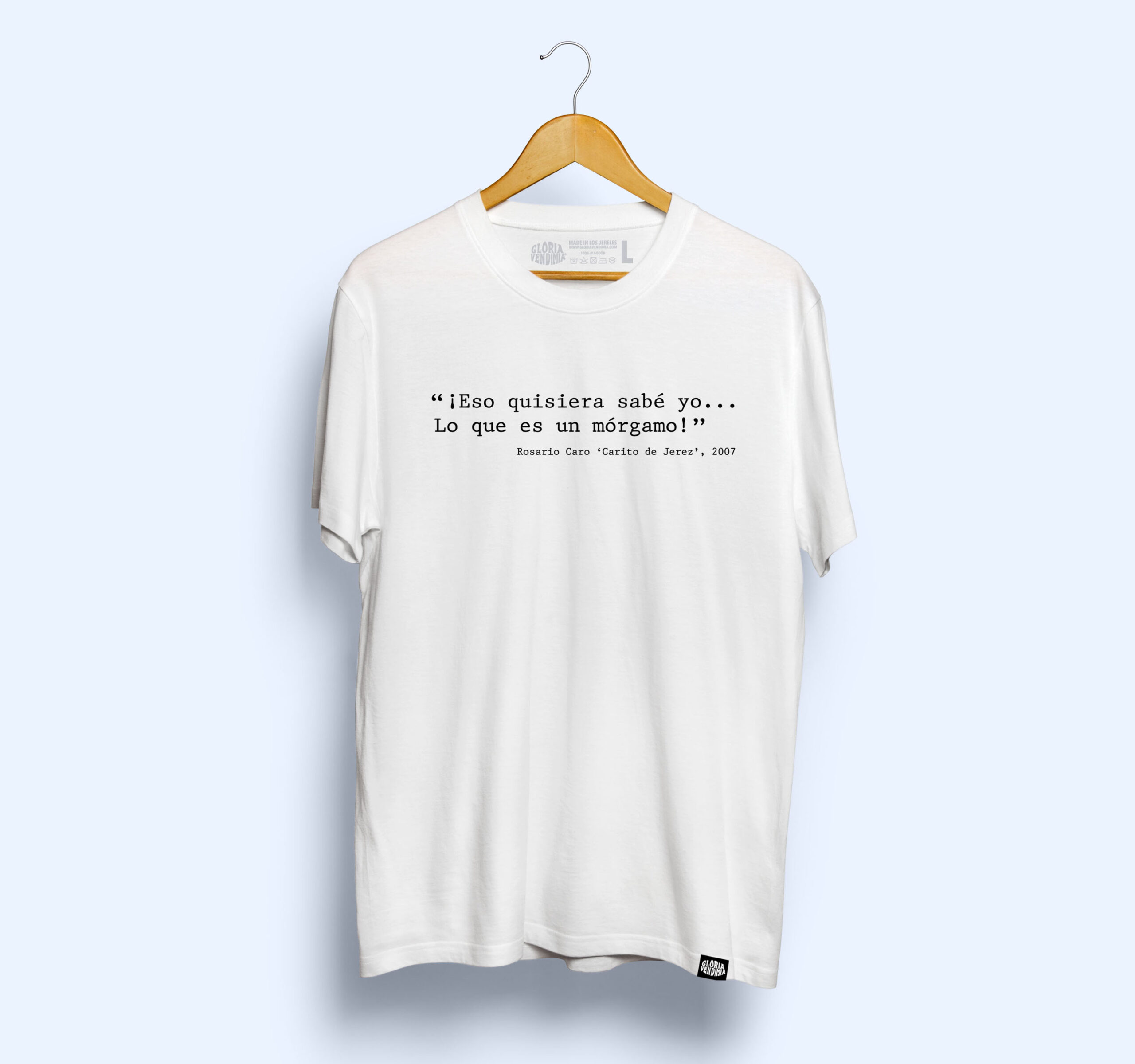Mórgamo_BLANCA_WEB Camiseta 'Mórgamo' - Imagen 1