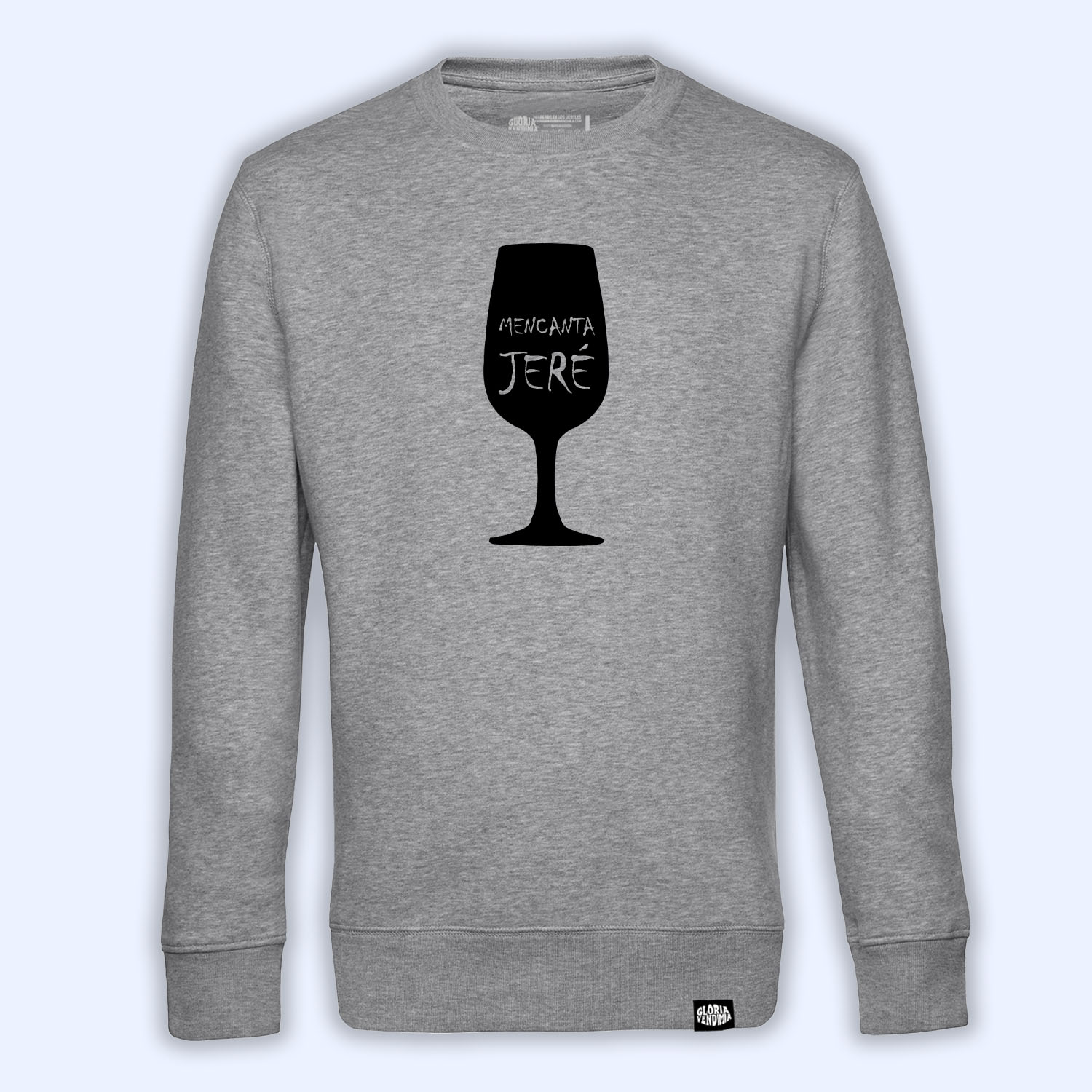 Sudadera_SIN_Catavinos PECHO_GRIS_WEB copia Sudadera 'Mencanta Jeré' PECHO - Imagen 1