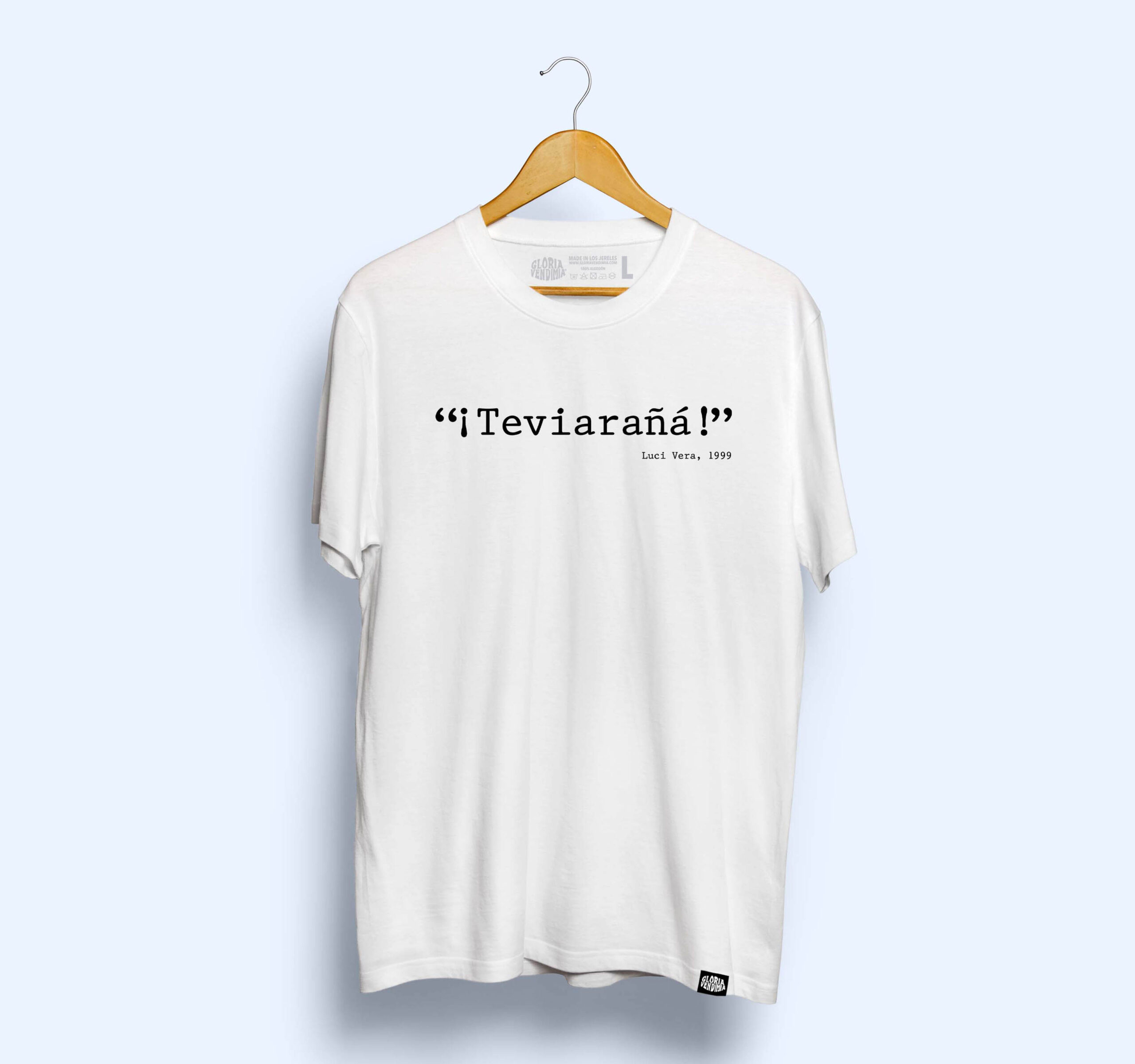 Teviarañá_BLANCA_WEB Camiseta 'Teviarañá' - Imagen 1